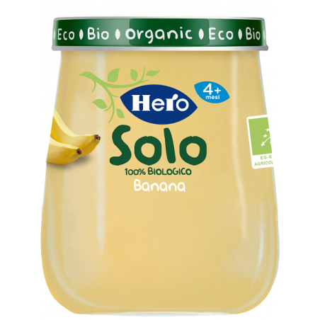 Fater Hero Solo Omogeneizzato Banana 100% Bio 120 G