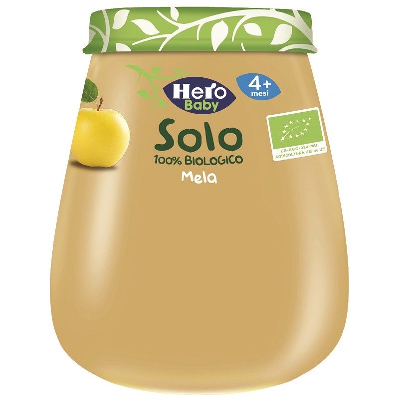 Fater Hero Solo Omogeneizzato Mela 100% Bio 120 G