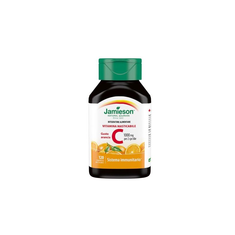 confezione 120 compresse vitaminca c 1000 jamieson biovita