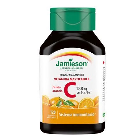 confezione 120 compresse vitaminca c 1000 jamieson biovita