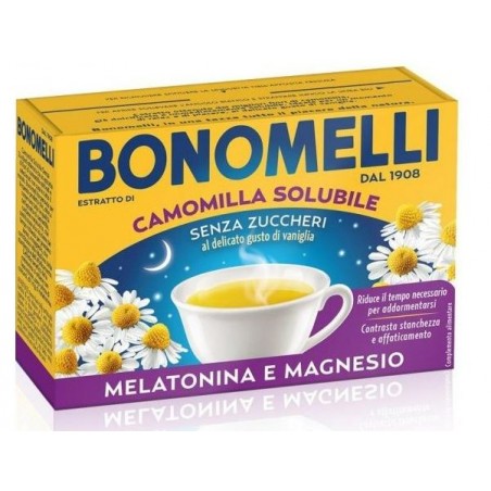 Bonomelli Camomilla Solubile Melatonina Magnesio 16 Bustine