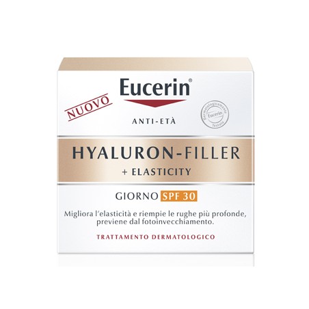 barattolo 50 ml crema viso giorno spf30 eucerin hyaluron-filler+ elasticity