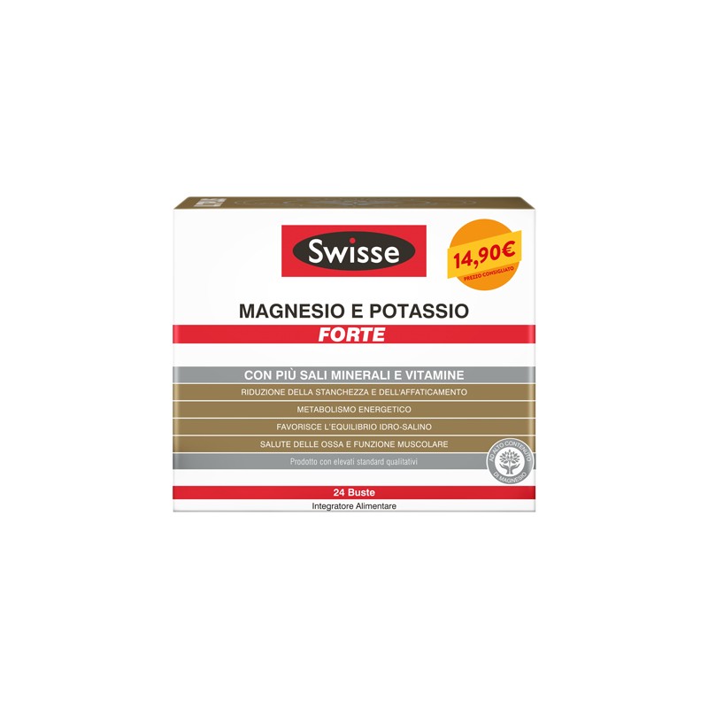 Health And Happiness It. Swisse Magnesio Potassio Forte 24 Bustine