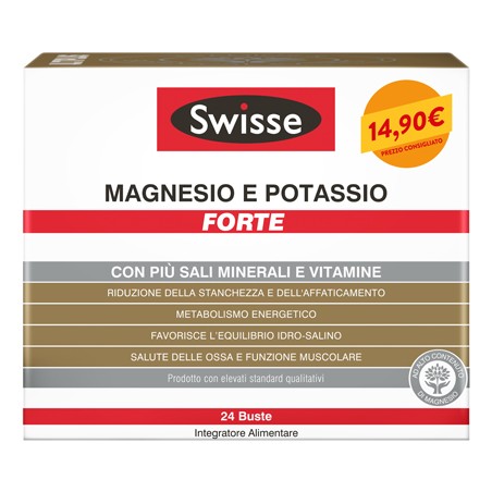 Health And Happiness It. Swisse Magnesio Potassio Forte 24 Bustine