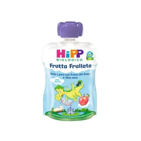 Hipp Italia Hipp Bio Frutta Frullata Dragone Mela Pera Frutta Del Drago Ribes Nero 90 G