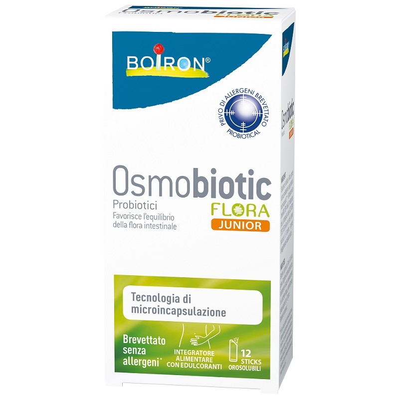 Boiron Osmobiotic Flora Junior 12 Sticks Orosolubili