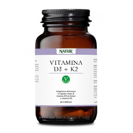 Natur Vitamina D3+k2 60 Capsule