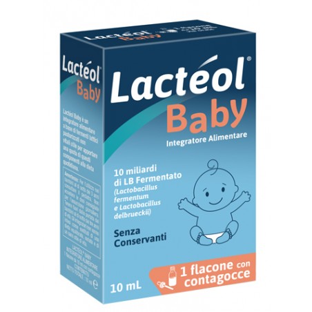 Bruschettini Lacteol Baby Flacone Con Contagocce 10 Ml