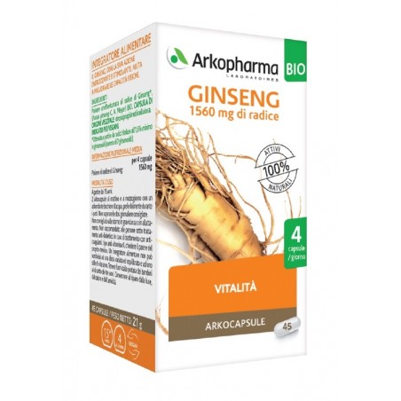 Arkofarm Arko Capsule Ginseng 45 Capsule Bio