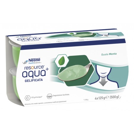 Nestle' It. Resource Aqua Acqua Gelificata+mint Cup 6 4x125 G