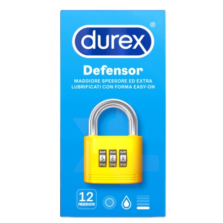 Reckitt Benckiser H. Profilattico Durex Defensor 12 Pezzi