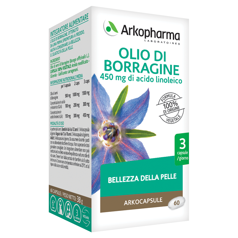 Arkofarm Arkopharma Olio Di Borragine 60 Perle