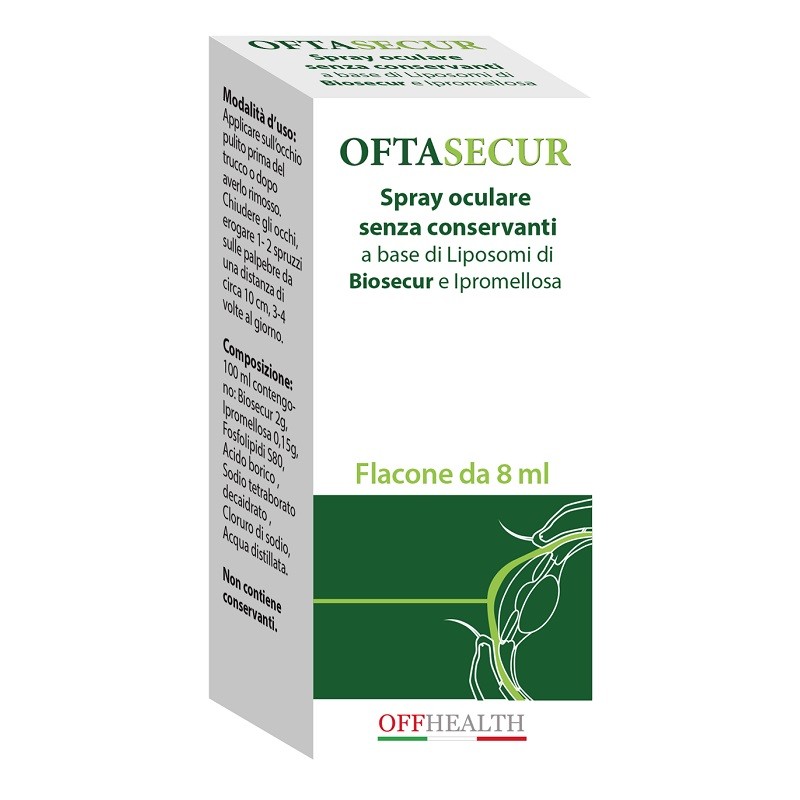 Offhealth Oftasecur Biosecur Spray Oculare 8 Ml