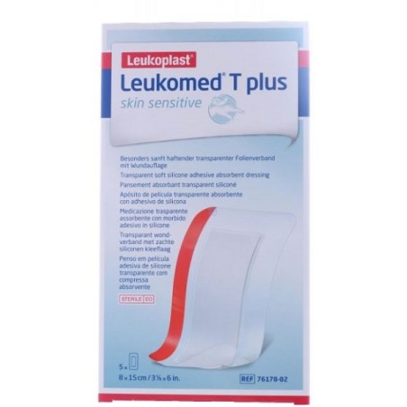 Essity Italy Leukomed T Plus Skin Sensitive Medicazione Post-operatoria Trasparente Impermeabile Con Massa Adesiva Al Silicone 8