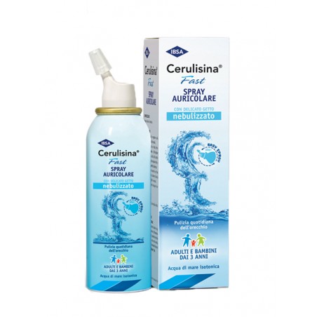 Ibsa Cerulisina Fast Spray auricolare per pulizia quotidiana dell'orecchio