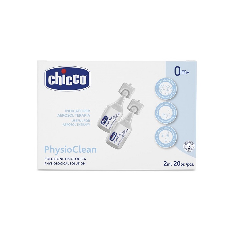 Soluzione Fisiologica Per Aerosol Chicco Physioclean 20 X 2 Ml