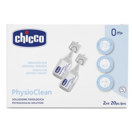 Soluzione Fisiologica Per Aerosol Chicco Physioclean 20 X 2 Ml