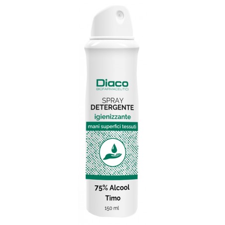 Diaco Biofarmaceutici Spray Detergente Igienizzante Mani E Superfici Spray 150 Ml