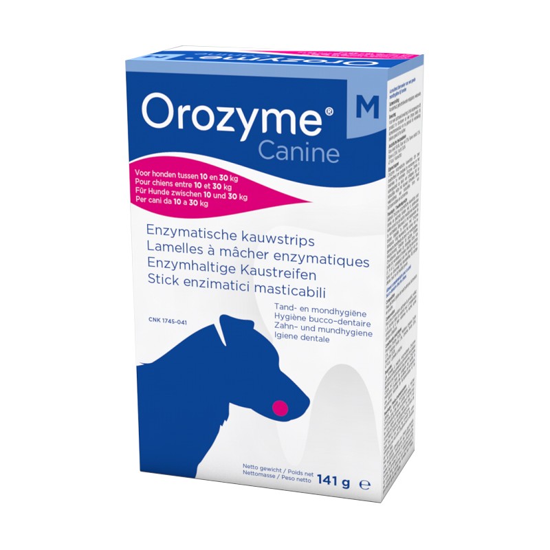 Ecuphar Italia Orozyme Canine Strisce Enzimatiche Masticabili Per Cani Di Taglia Media