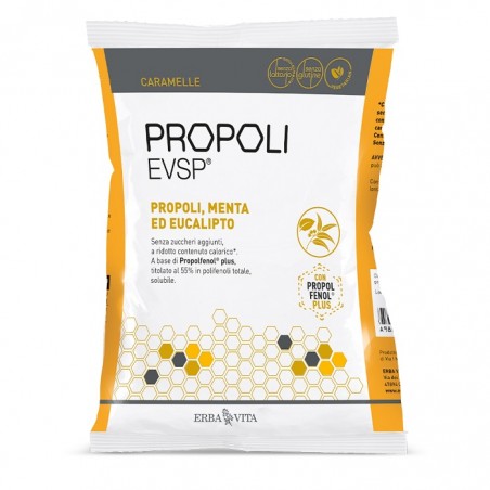 Erba Vita Group Propoli Evsp Caramelle Propoli Menta Eucalipto 65 G