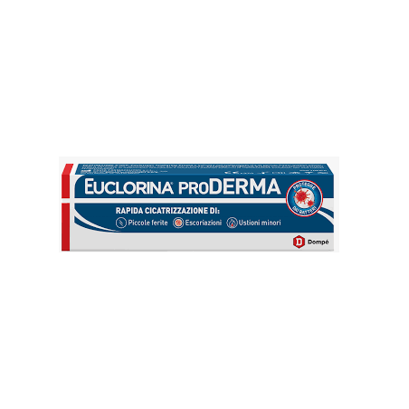 Tubo da 30ml di Euclorina Proderma della Dompè Farmaceutici