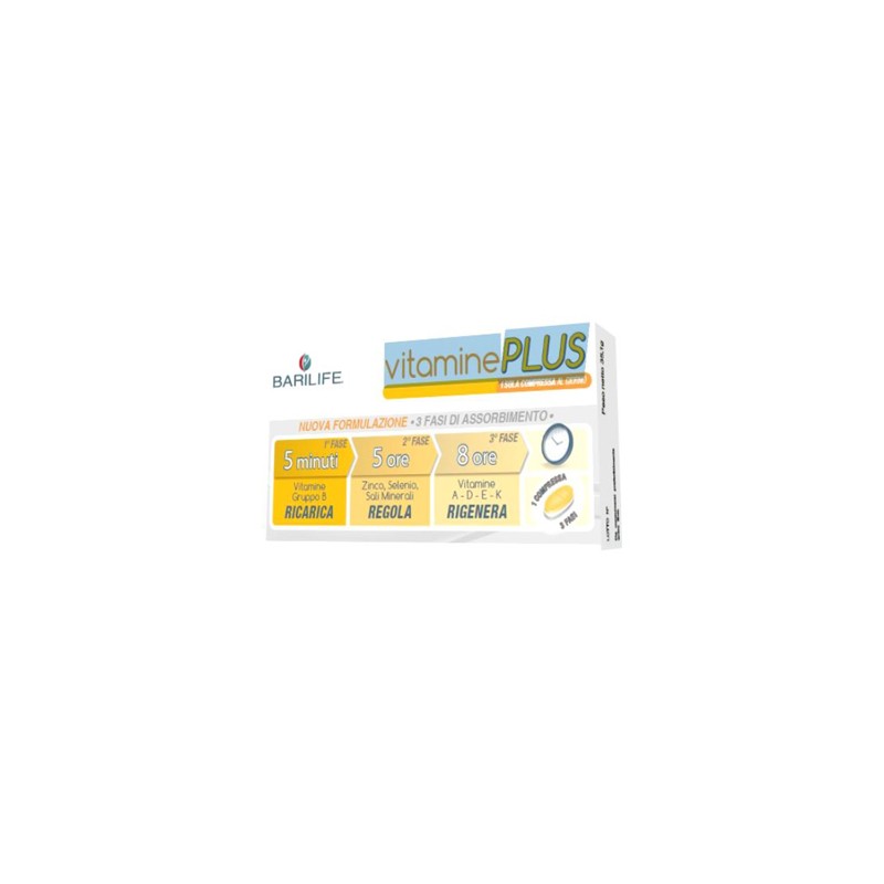 Barilife Vitamine Plus 30 Compresse Trifase