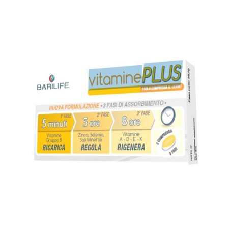 Barilife Vitamine Plus 30 Compresse Trifase