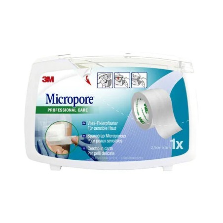 3m Italia Cerotto In Carta 3m Micropore Surgical Tape M5x25mm Dispenser