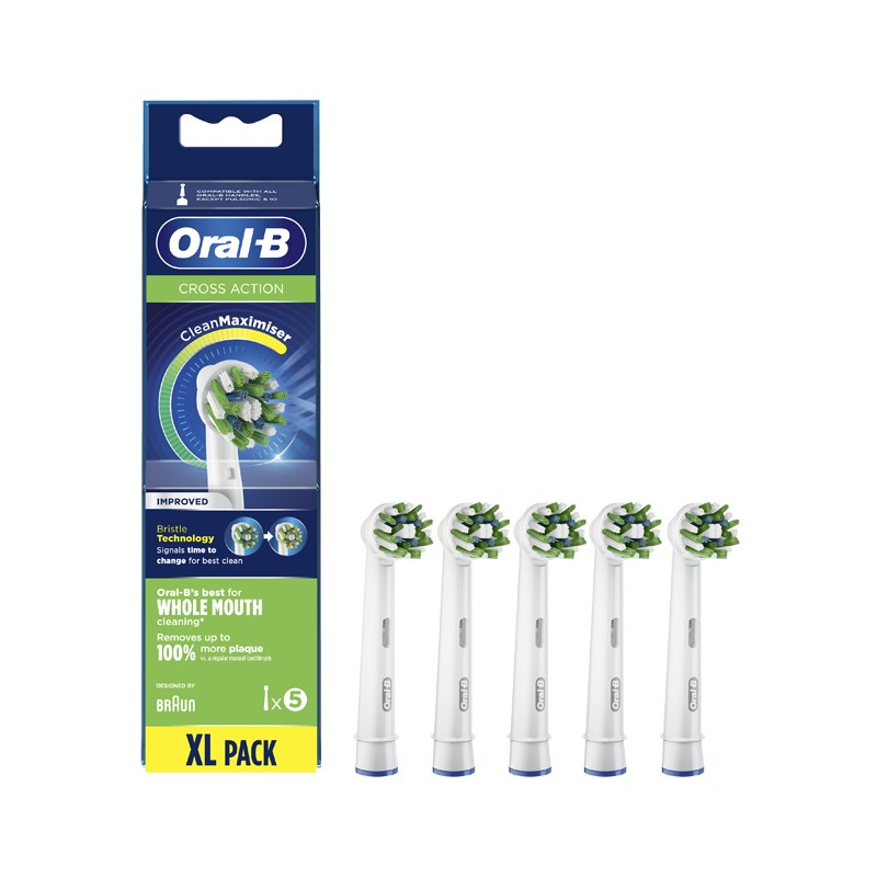 Procter & Gamble Oralb Cross Action Eb50 Testine Per Spazzolino Elettrico 5 Pezzi