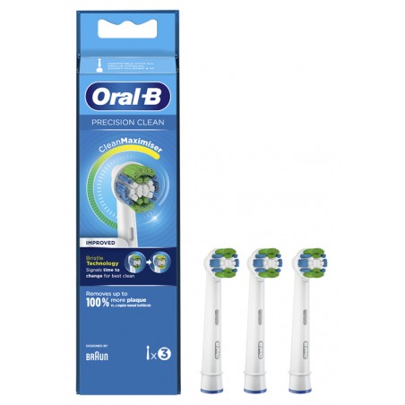 Procter & Gamble Oralb Precision Clean Eb20 Testina Per Spazzolino Elettrico 3 Pezzi