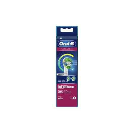 Procter & Gamble Oralb Floss Action Eb25 Testina Per Spazzolino Elettrico 3 Pezzi