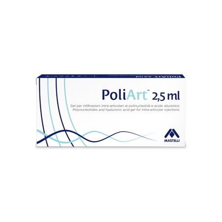 Mastelli Siringa Intra-articolare Poliart 20mg/ml Acido Ialuronico 2,5 Ml