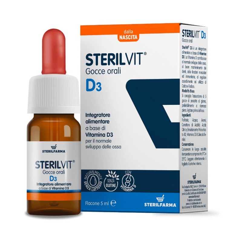 Sterilfarma Sterilvit D3 Gocce 5 Ml