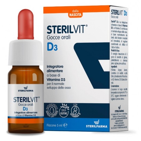 Sterilfarma Sterilvit D3 Gocce 5 Ml