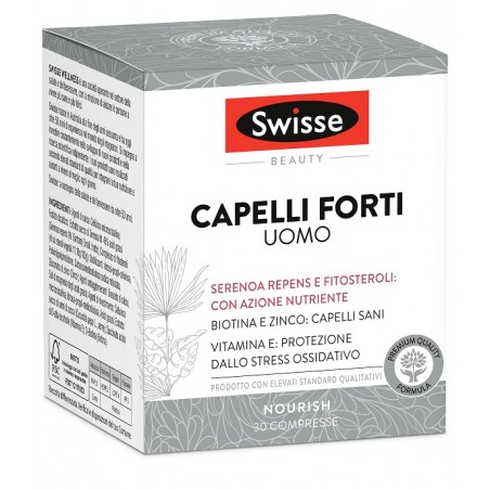 Health And Happiness It. Swisse Capelli Forti Uomo 30 Compresse