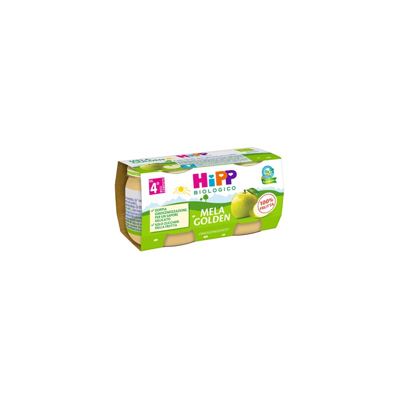 Hipp Italia Hipp Bio Omogeneizzato Mela Golden 2 X 80 G