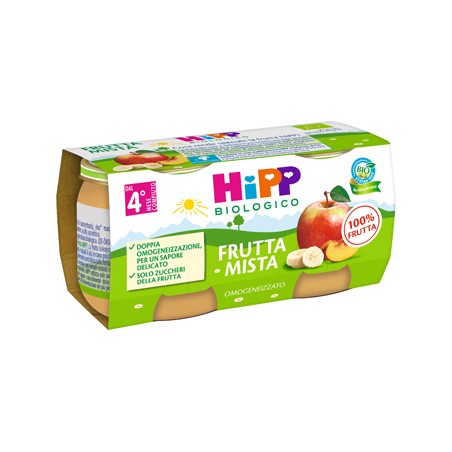 Hipp Italia Hipp Bio Omogeneizzato Frutta Mista 2x80 G