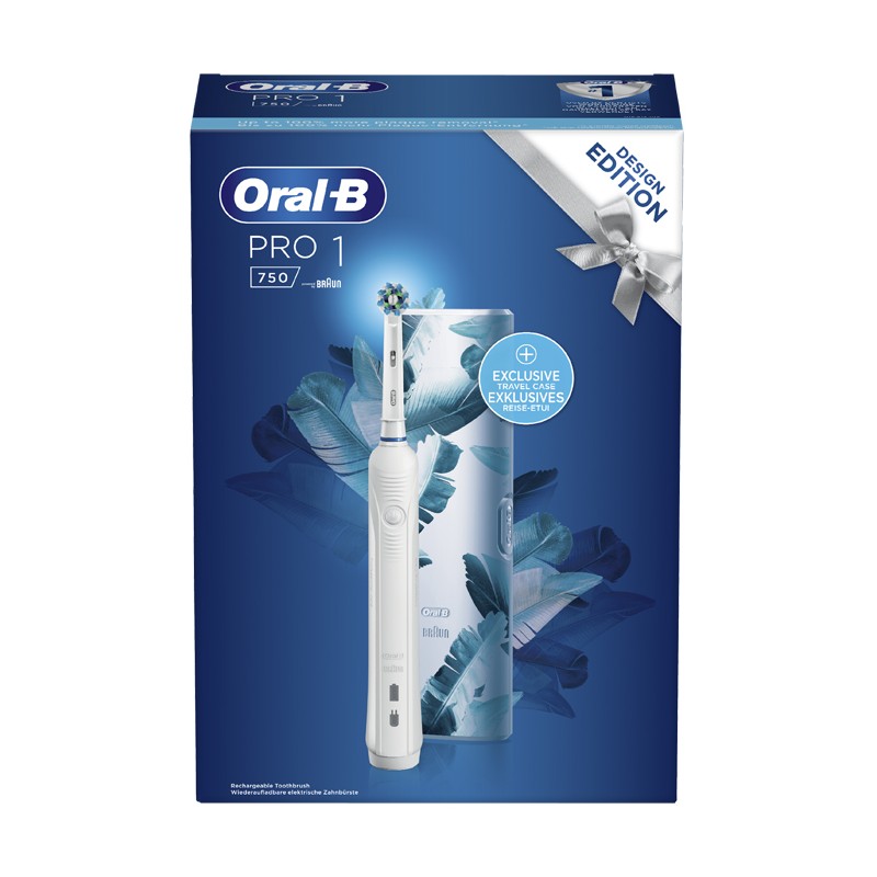 Procter & Gamble Oralb Pro1 Colour Cross Action Spazzolino Elettrico Bianco