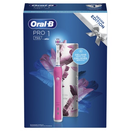 Procter & Gamble Oralb Pro1 Rosa Cross Action Spazzolino Elettrico 3d White Rosa