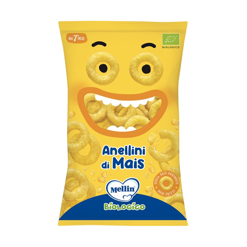 Danone Nutricia Soc. Ben. Mellin Snack Bio Anellini Mais 15 G