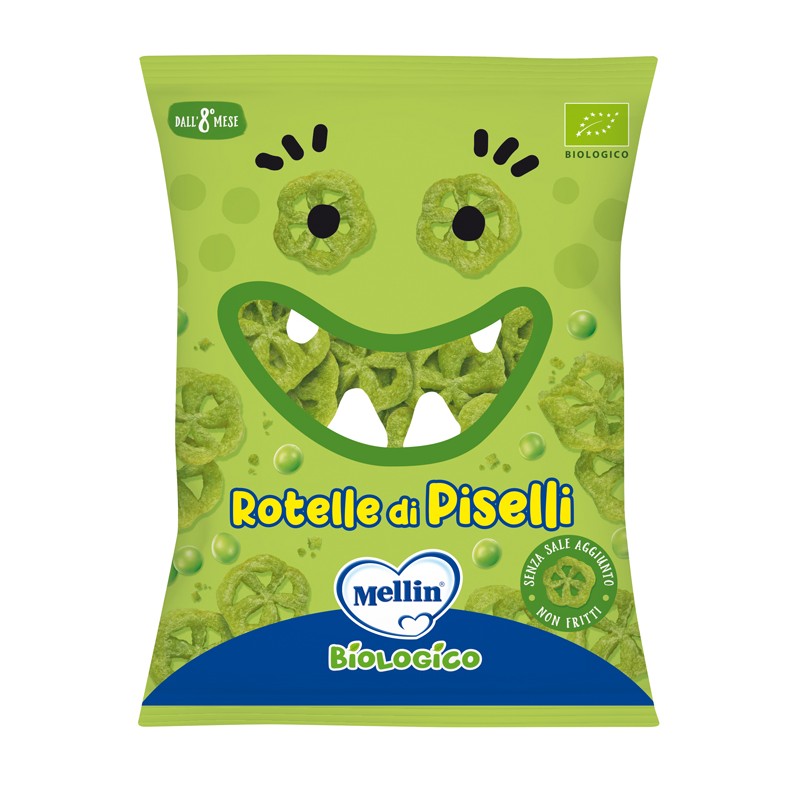 Danone Nutricia Soc. Ben. Mellin Snack Bio Rotelle Piselli 20 G