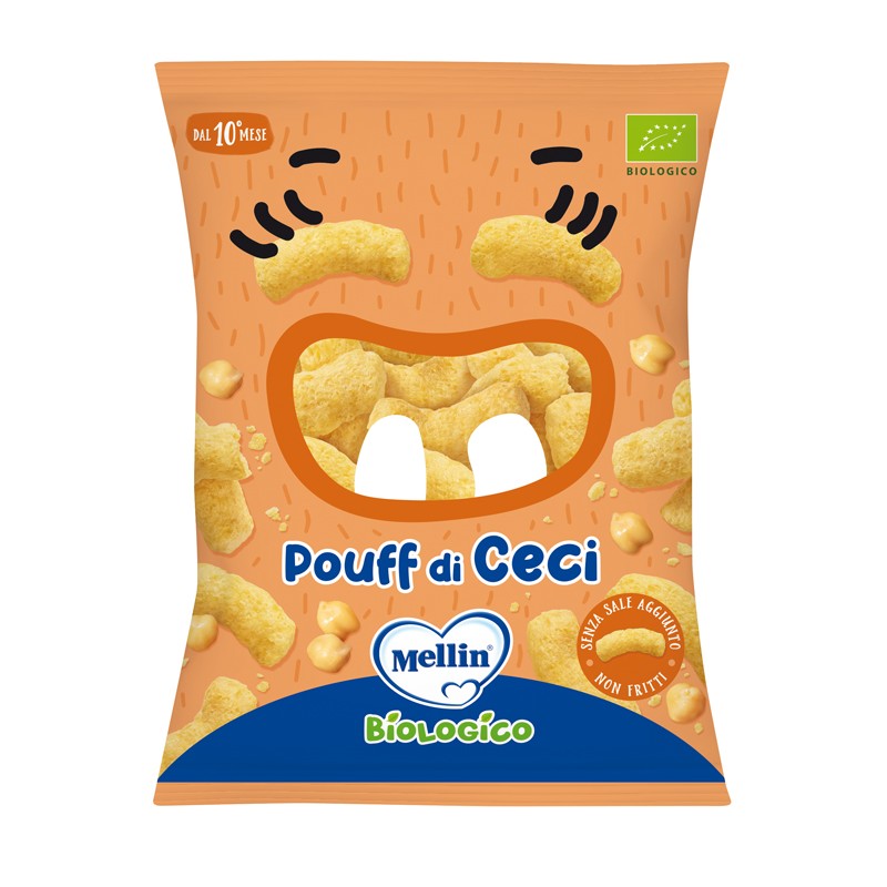 Danone Nutricia Soc. Ben. Mellin Snack Bio Pouff Ceci 20 G