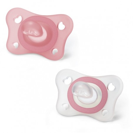 Chicco Gommottino Girl Silicone 2-6 Mesi 2 Pezzi Ita C