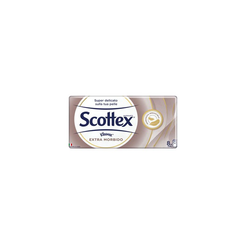 Kimberly Clark Scottex Extra Morbido Fazzoletti 8 Pezzi