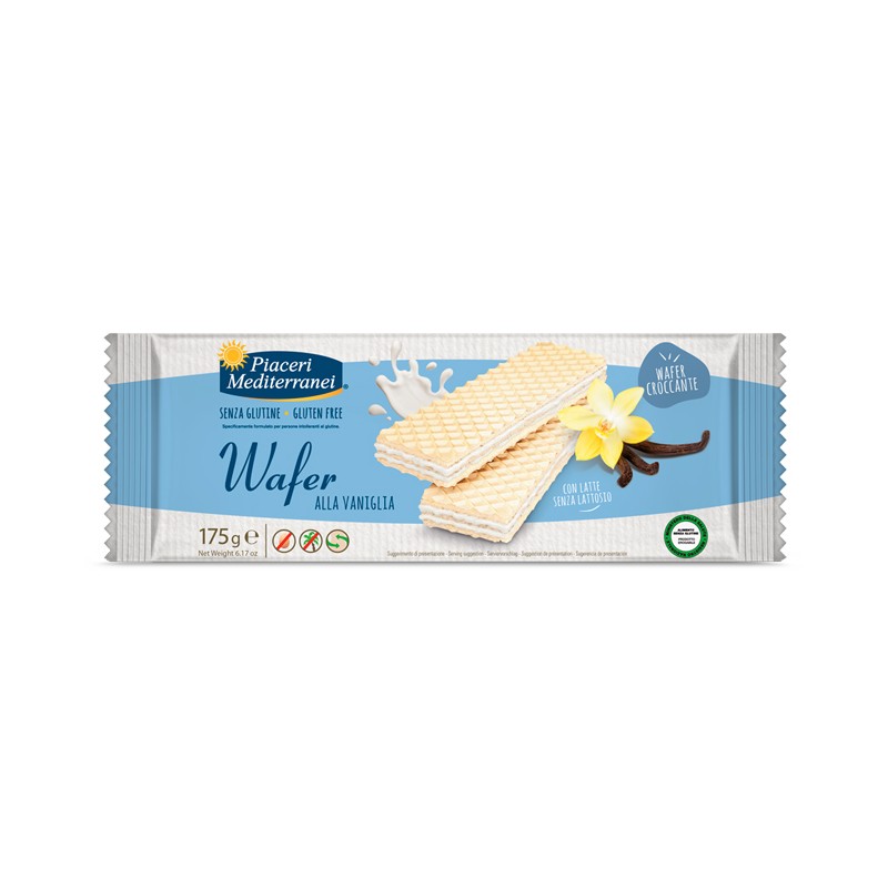 Eurospital Piaceri Mediterranei Wafer Vaniglia 175 G