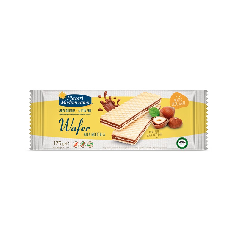 Eurospital Piaceri Mediterranei Wafer Nocciola 175 G