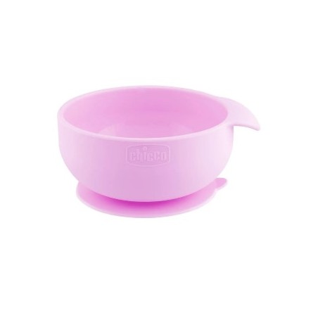 Chicco Ciotola Silicone Rosa