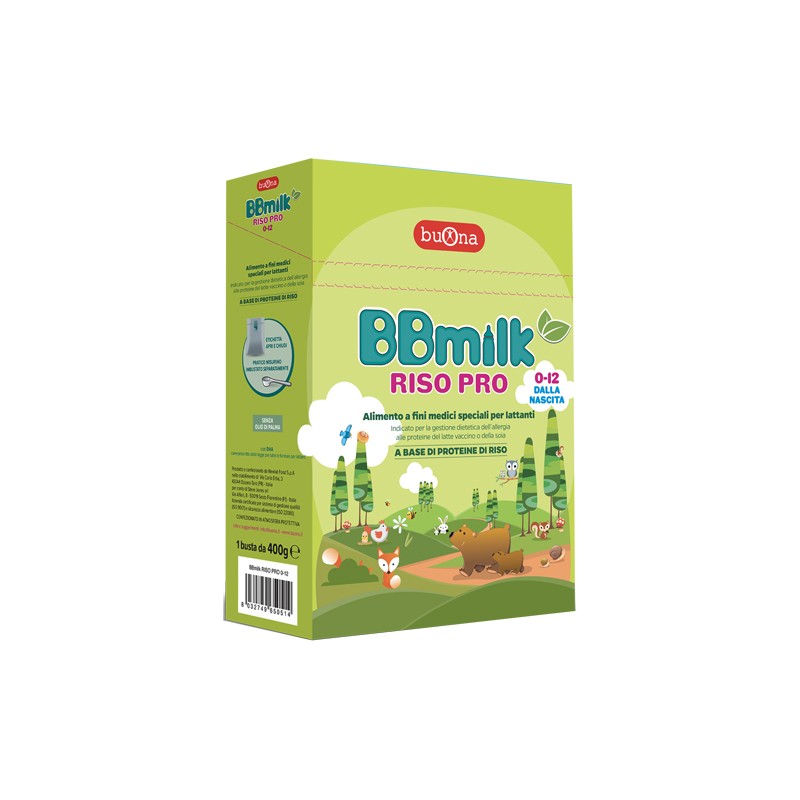 Buona Societa' Benefit Bbmilk Riso Pro 0-12 400 G