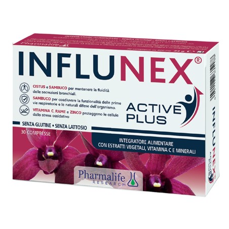 Pharmalife Research Influnex Active Plus 30 Compresse