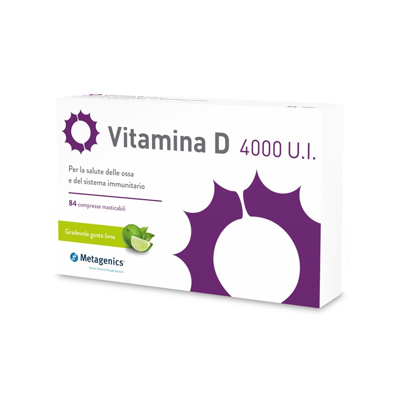 Metagenics Belgium Bvba Vitamina D 4000ui 84 Compresse